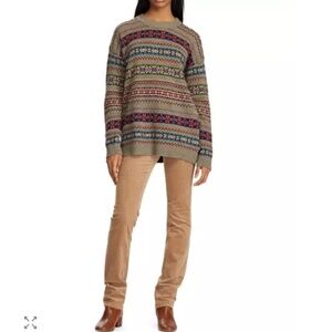 Lauren Ralph Lauren Fair Isle Sweater Wool Blend